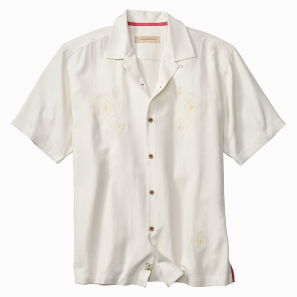 Tommy Bahama Other - Tommy Bahama Men's Silk Camp Shirt with Coordinating Short-Sleeve Shirt Included